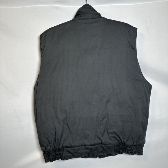 Field & Stream Men's LARGE HUNTING WINTER Full-Zip Vest GRAY COTTON TWILL - Picture 5 of 9